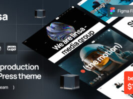 Linsa – WordPress-Vorlage für Videoproduktion