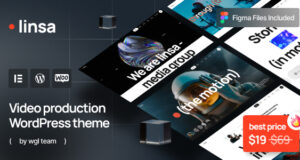 Linsa – WordPress-Vorlage für Videoproduktion