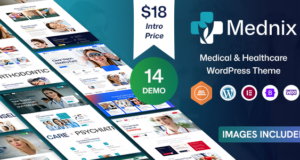 Mednix – WordPress-Template für Medizin- und Gesundheitskliniken