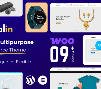 Minimalin – Minimales Mehrzweck-WooCommerce-WordPress-Layout