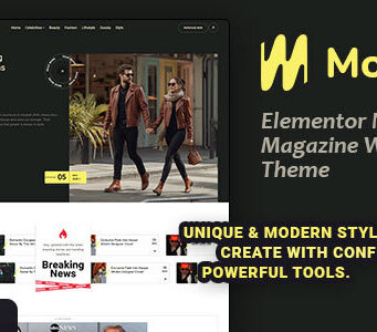 Mokify – Elementor News & Magazine WordPress Layout