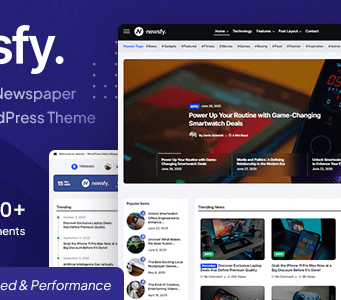 Newsfy | Modernes WordPress-Layout für Nachrichten und Zeitschriften