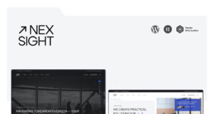 Nexsight – WordPress-Layout für Unternehmen und Finanzen