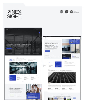 Nexsight – WordPress-Layout für Unternehmen und Finanzen