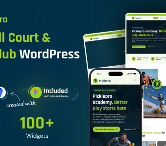 PicklePro – WordPress-Layout für Pickleball Club und Sport