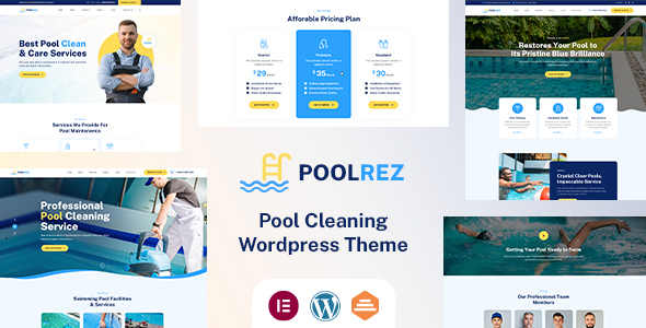 Poolrez | Poolreinigung WordPress-Template