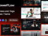 PowerFlow – WordPress-Layout für Fitnessstudio, Fitness und Yoga
