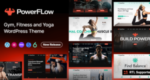PowerFlow – WordPress-Layout für Fitnessstudio, Fitness und Yoga