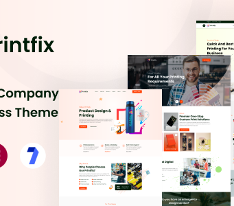 Printfix – WordPress-Vorlage für Druckdienstleister