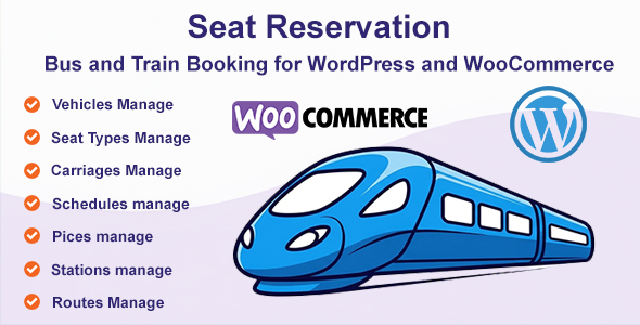 Sitzplatzreservierung – Bus- und Bahnbuchung für WordPress und WooCommerce