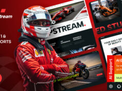 Slipstream – Formel-1- und Motorsport-WordPress-Layout