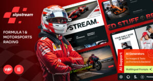 Slipstream – Formel-1- und Motorsport-WordPress-Layout