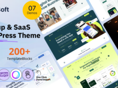 Upsoft – Startup- und SaaS-WordPress-Vorlage