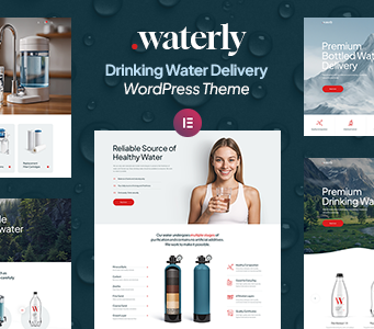 Waterly – WordPress-Layout für Trinkwasserlieferung