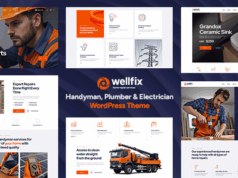 Wellfix – WordPress-Template für Heimwerker, Klempner und Elektriker