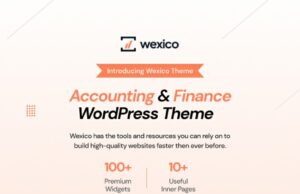 Wexico – Buchhaltungs-WordPress-Vorlage