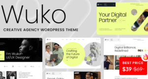 Wuko – WordPress-Template für Kreativagenturen