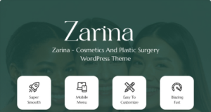 Zarina – WordPress-Template für kosmetische und plastische Chirurgie