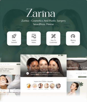 Zarina – WordPress-Template für kosmetische und plastische Chirurgie