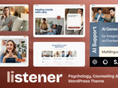 Zuhörer – WordPress-Template für Psychologie, Beratung und Therapie
