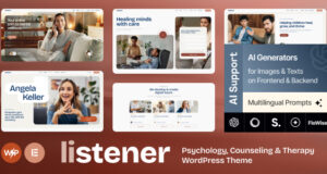 Zuhörer – WordPress-Template für Psychologie, Beratung und Therapie