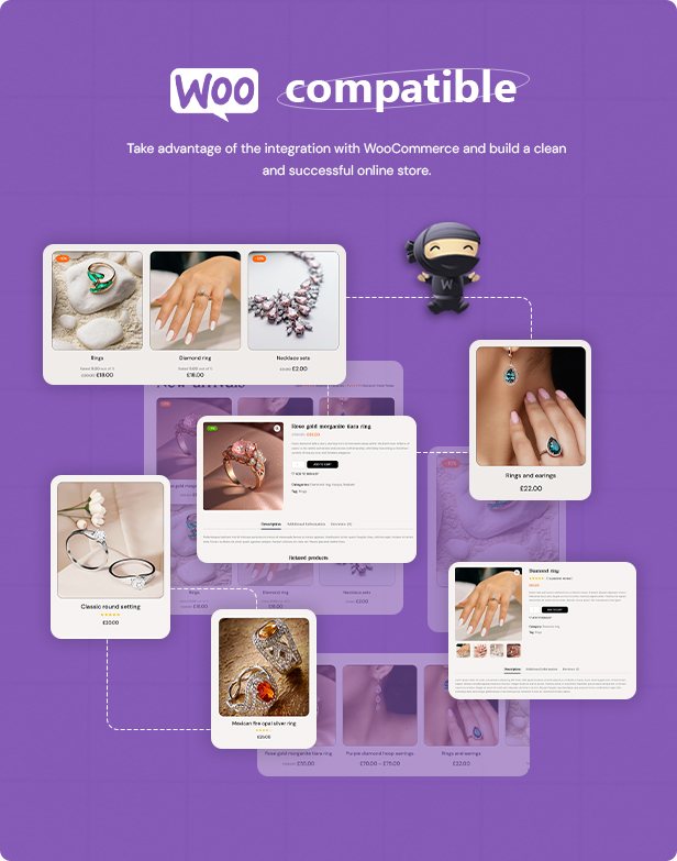 Diamant-Hersteller und Shop-WordPress-Theme