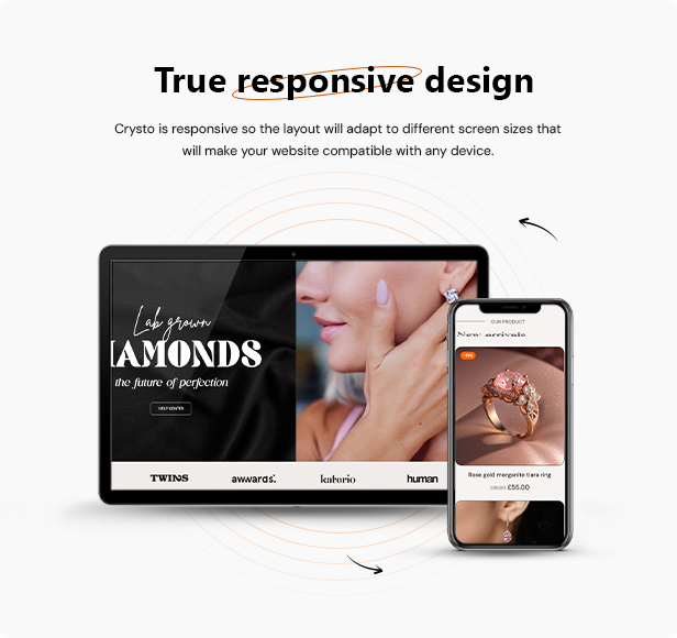 Diamant-Hersteller und Shop-WordPress-Theme