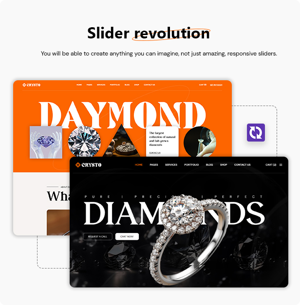 Diamant-Hersteller und Shop-WordPress-Theme