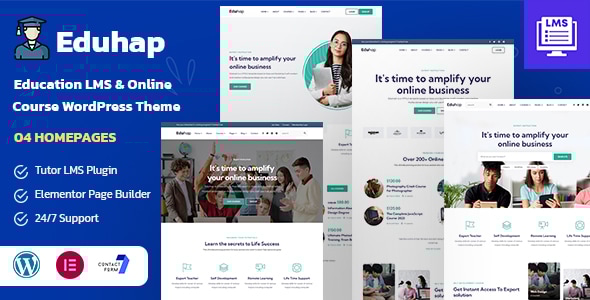 Eduhap – Bildung LMS WordPress Theme