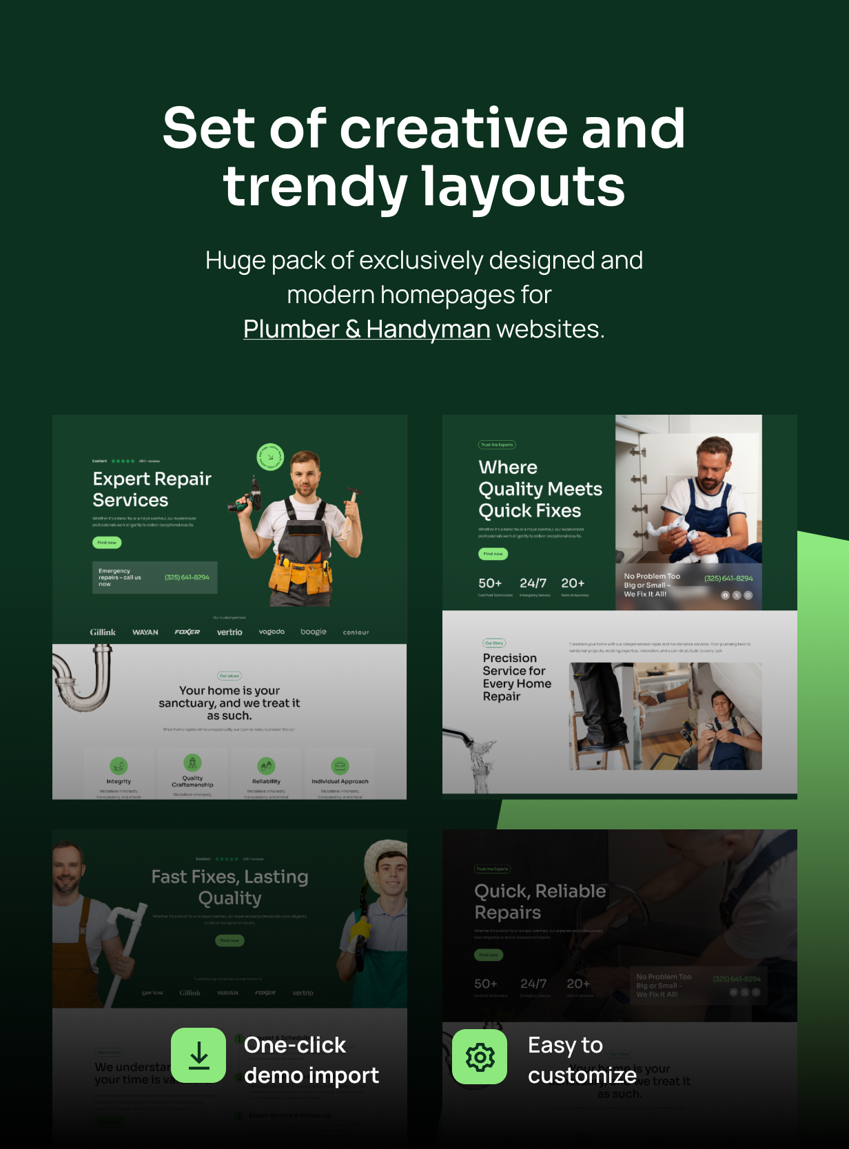 Fixster – Klempner- und Heimwerker-WordPress-Theme
