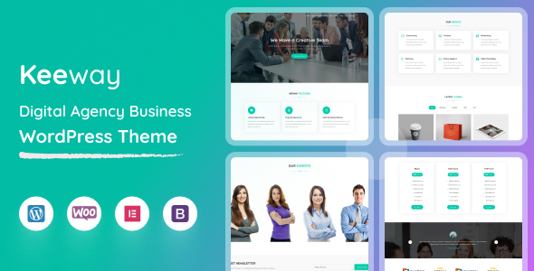 Keeway – Digitale Agentur Einseitiges WordPress-Theme