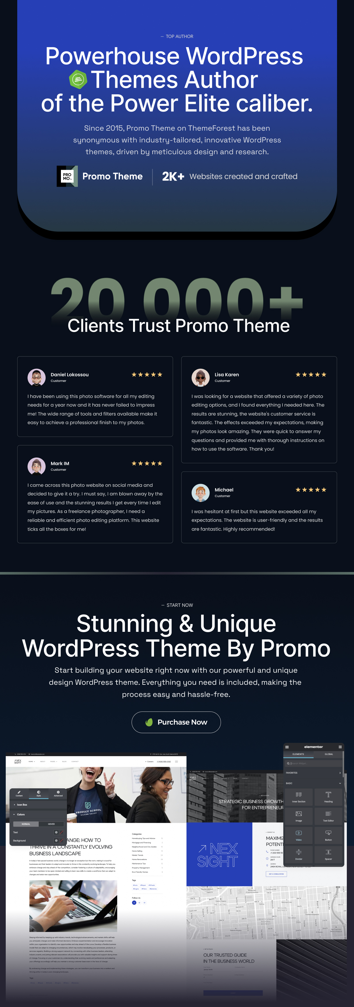 Nexsight – WordPress-Theme für Unternehmen und Finanzen – 3