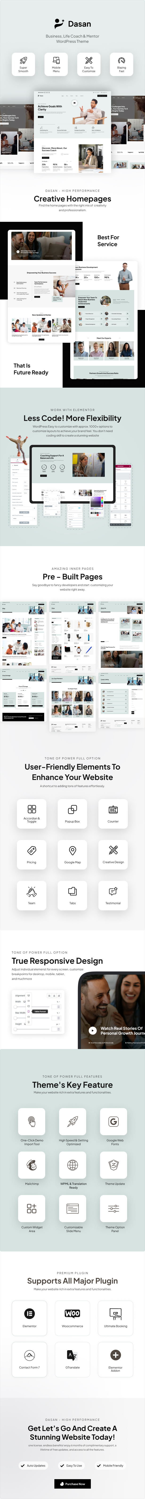 Dasan – Business-, Life-Coach- und Mentor-WordPress-Theme – 1