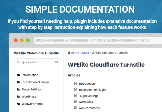 Cloudflare Turnstile für WooCommerce und WordPress – 1