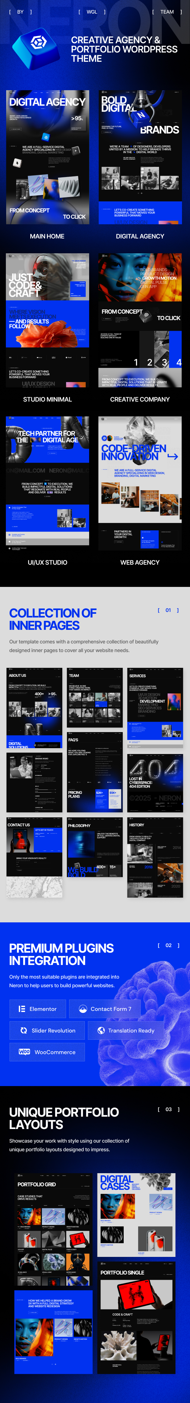 Neron – Kreativagentur und Portfolio-WordPress-Theme – 1