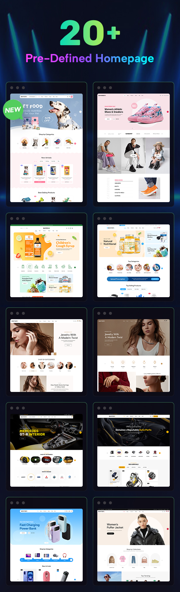 Eintrag – Mehrzweck-Woocommerce-WordPress-Theme