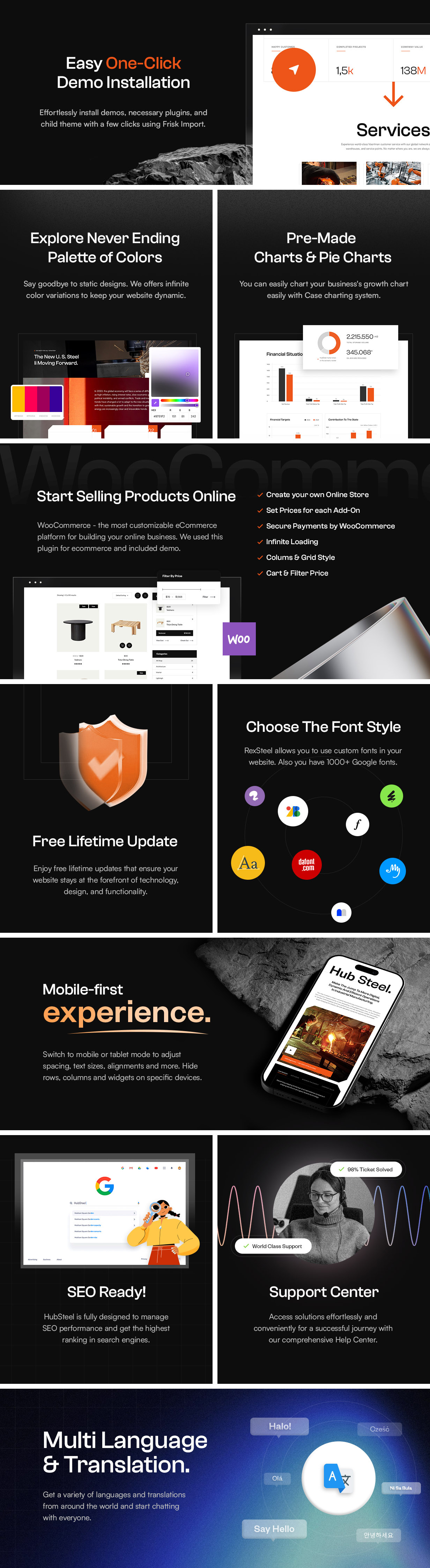Hubsteel – Industrie- und Fertigungsfabrik-Thema – 10