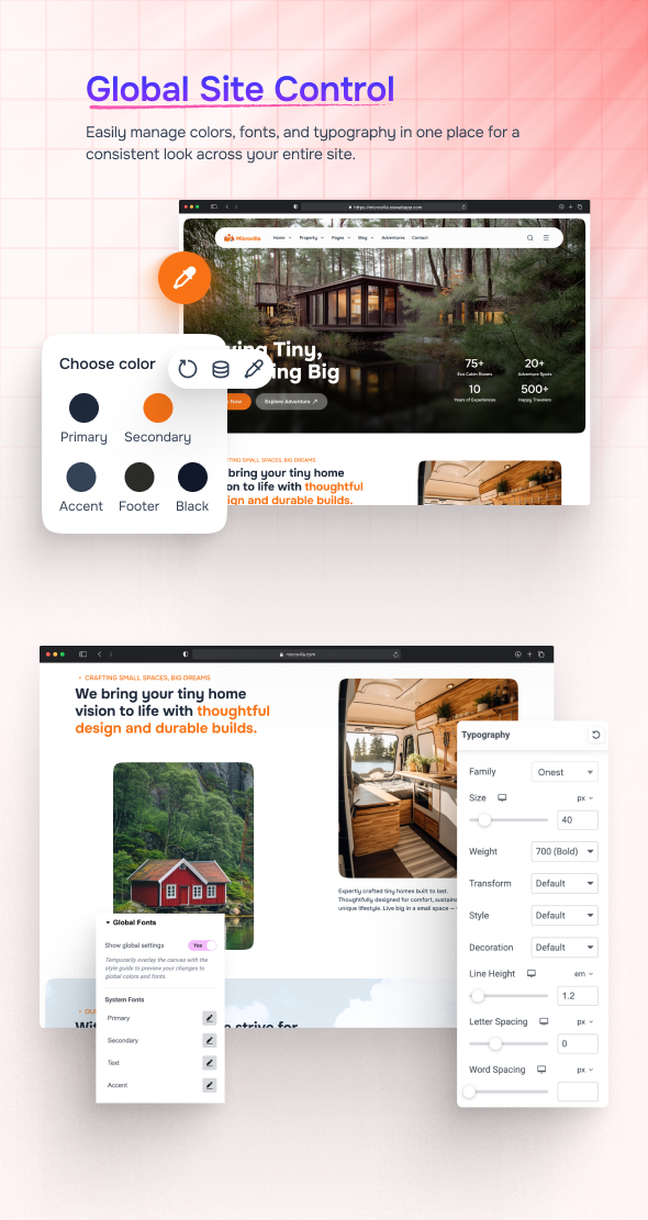 MicroVilla – Tiny House Living Lifestyle WordPress Theme – 8