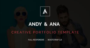Andy & Ana kreatives Portfolio-Thema
