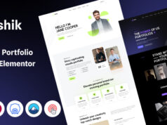 Ashik – Persönliches Portfolio-WordPress-Template