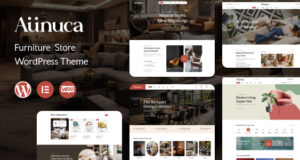 Aunuca – WordPress-Vorlage für Möbelgeschäft