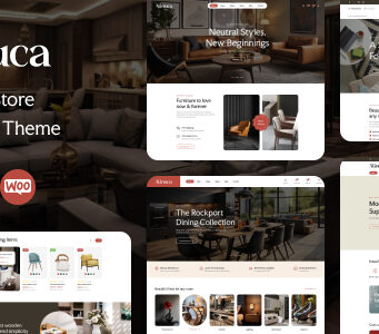 Aunuca – WordPress-Vorlage für Möbelgeschäft