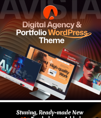 Avista – WordPress-Layout für digitale Agentur und Portfolio
