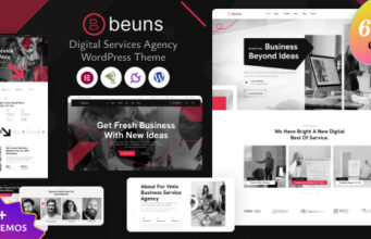 Beuns – WordPress-Layout für Agenturen für digitale Dienste