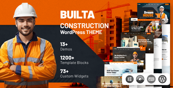 Builta – Bau-WordPress-Layout
