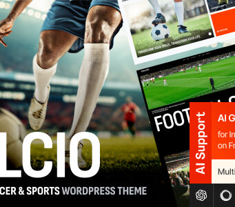 Calcio – Fußball- und Fußball-Elementor-WordPress-Layout