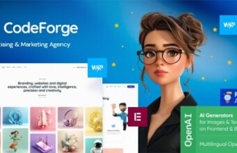 CodeForge – WordPress-Vorlage für Software- und IT-Technologieunternehmen
