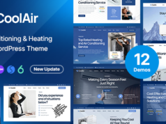 Coolair – Klimaanlage und Heizung HVAC WordPress Layout