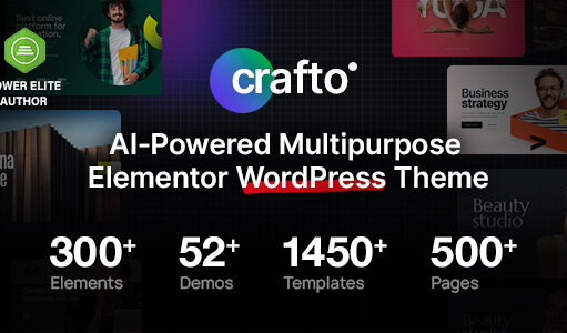 Crafto - AI-Powered Multipurpose WordPress Layout