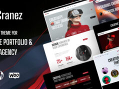 Cranez – Kreativportfolio und WordPress-Layout für digitale Agenturen